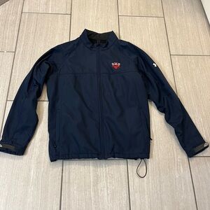 Under Armour Men’s Navy Full-Zip Lightweight Jacket SMU College